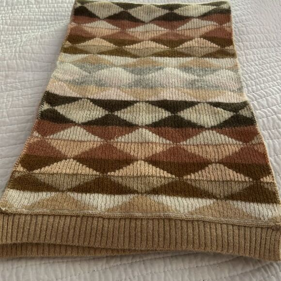 Gap Argyle rabbit, hair wool scarf - Picture 7 of 8